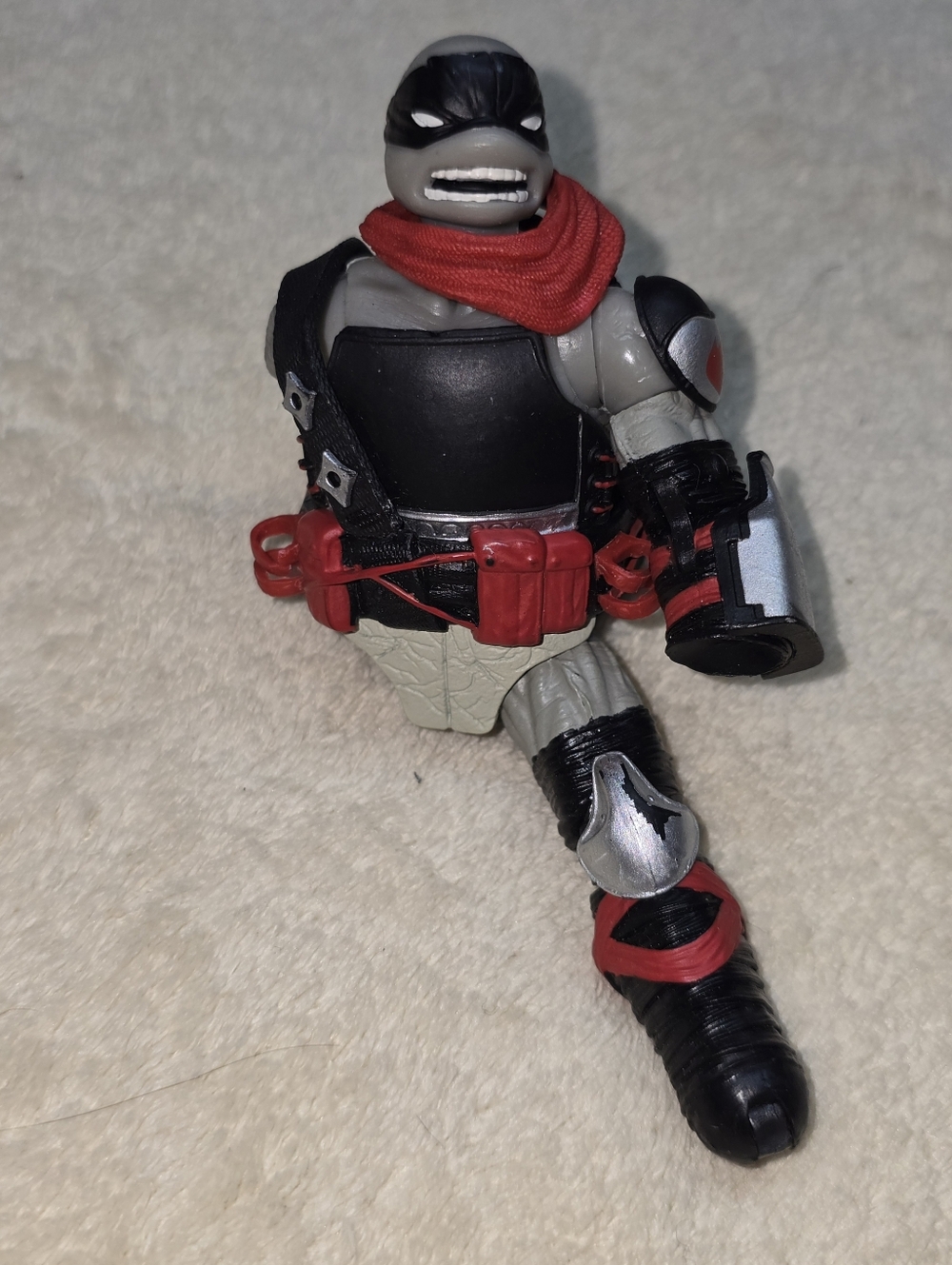 The Loyal Subjects TMNT Dark Leonardo (Comic Noir) 5" Figure PARTS ONLY DAMAGED